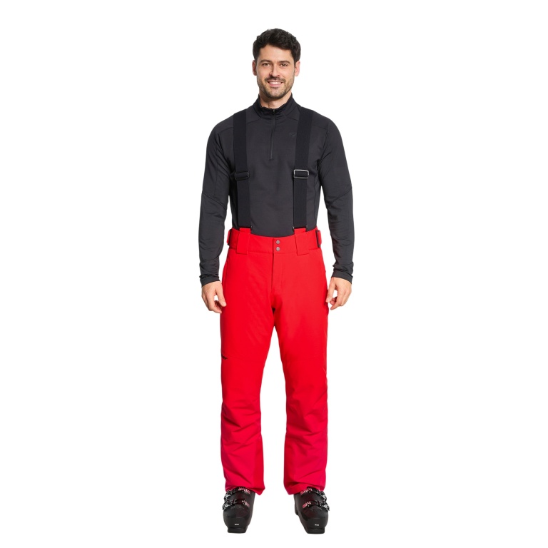 Ziener Winter-Skihose Tazlin-Z (wasserdicht, winddicht, Schneefang) lang 2025 rot Herren